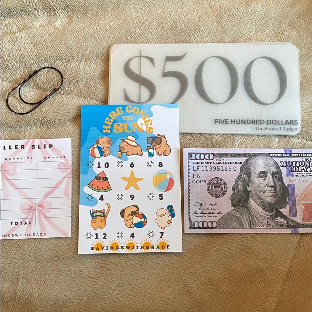 Cash Stuffing A6 Envelope Binder Beginner Bundle - Picture 4 of 13